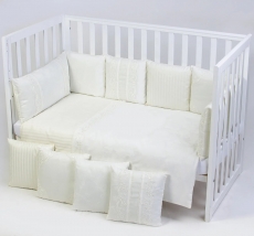 Дитячий постільний комплект Veres Ivory Lace 6 одиниць